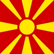 North Macedonia flag